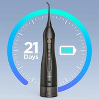 Fairywill Flossers do zębów 300ML irygator doustny akumulator przenośny Dental 3 tryby zbiornik na wodę wodoodporny środek do czyszczenia zębów 2